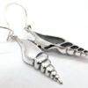 Silver Shell Earrings Gallery image Silver Shell Earrings