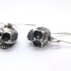 Silver Skull Earrings Gallery image Silver Skull Earrings