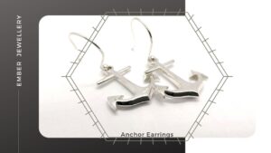 Product Image Silver Anchor Earrings