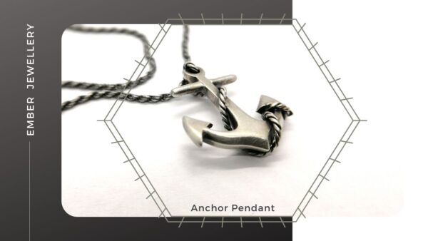Anchor Pendant Product Image Silver Anchor Pendant