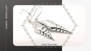 Product Image Silver Shell Earrings