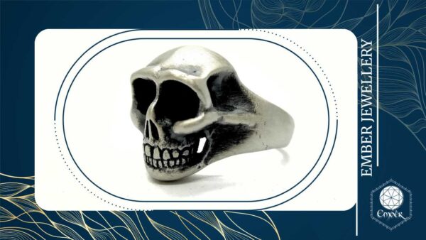 Silver Skull Ring Product Image Silver Skull Ring